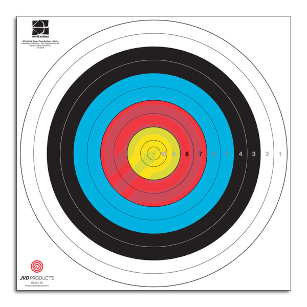 JVD Target Face Fita 80 cm with Numbers