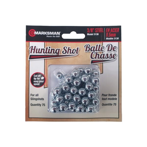 Marksman 3/8" steel shot pcs