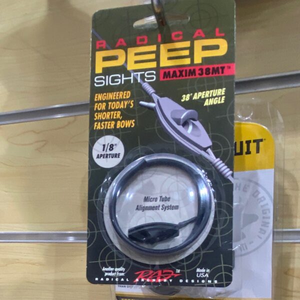RADICAL PEEP SIGHT MAXIM 38MT 1/8