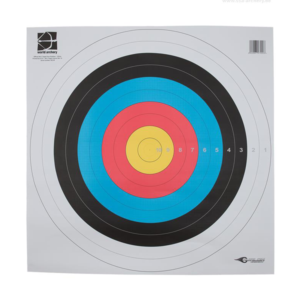 Avalon Target Faces World Archery 122cm Standard Centre 10-Rings