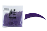 Buck-Trail-Shield-4'-RW-Solid-Color-Feathers-100-PK-purple