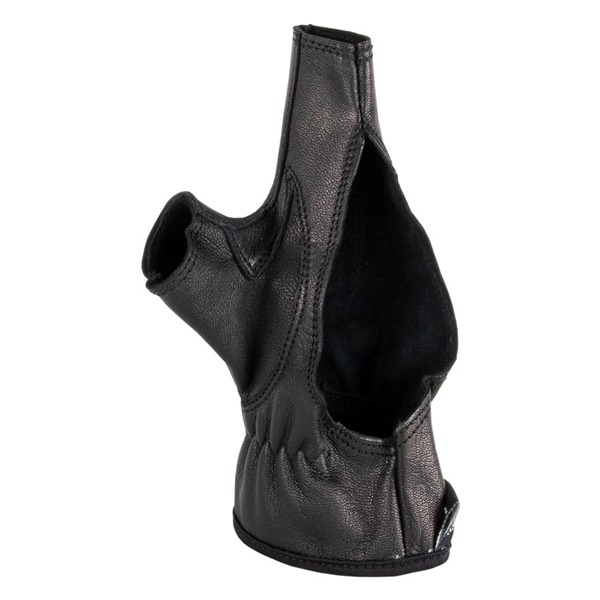 Buck Trail Bow Hand Glove Full Leather Black