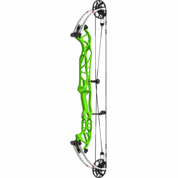 Hoyt Compound Bow Concept X 37 Twisted Green Handle Gloss White Limbs